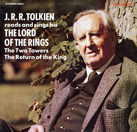 it's JRR Tolkien reading and Singing his Lord Of The Rings The Two 