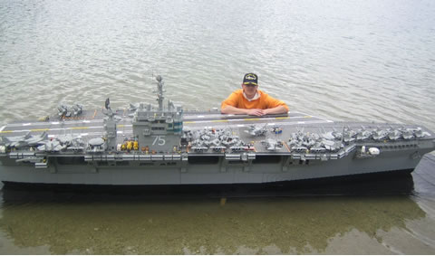 Lego Aircraft Carrier on Lego Aircraft Carrier In Water    Neatorama