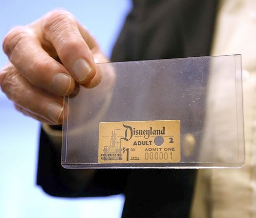 The First Disneyland Admission Ticket Ever Sold - Neatorama
