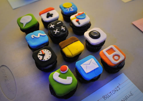 Wonderbaarlijk iPhone App Cupcakes - Neatorama OY-27