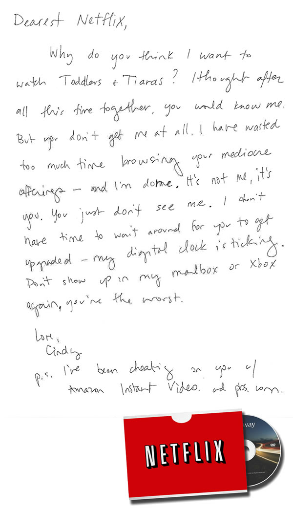 Writing a breakup letter